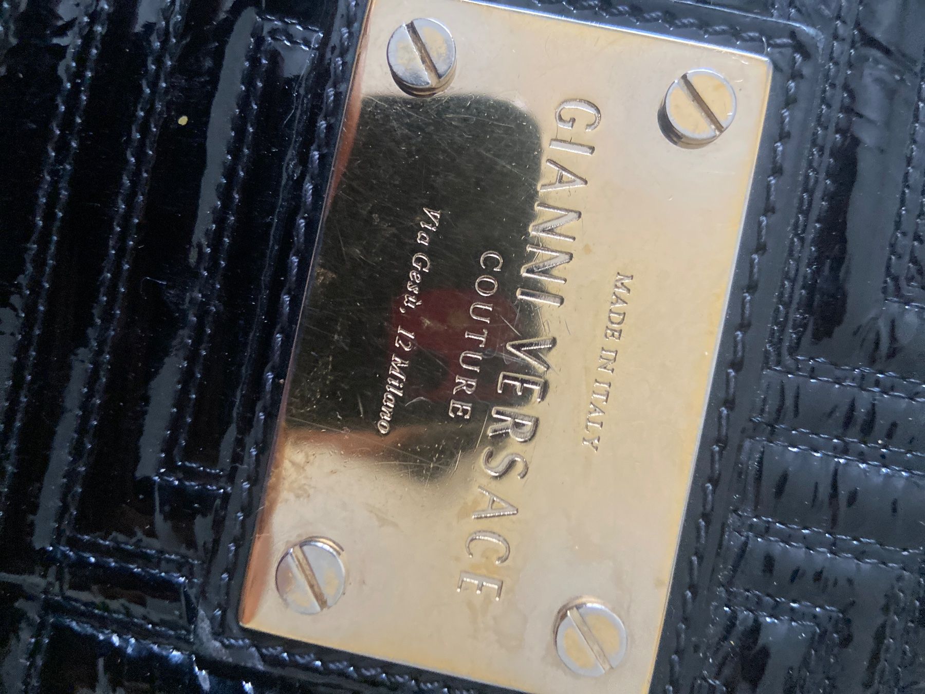 Versace Borse da donna: Sac à main Versace cuir verni – Usato da Neuchâtel venduto da sta_9pcz 2