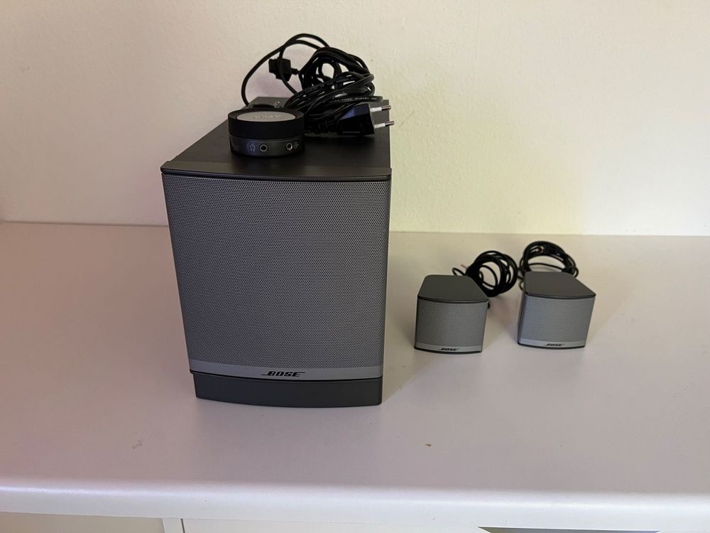 Bose Companion 3 Series I Multimedia PC Speakers - W Brackets Nice Bose Sound
