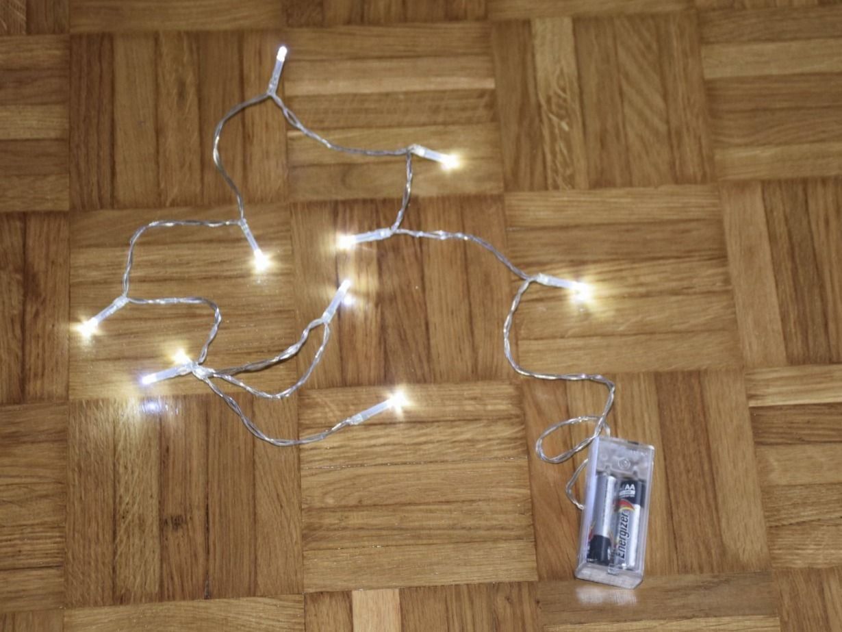 Ghirlande e barre luminose: Lichtkette 10 Led White Nr.080818 – Nuovo e nell'imballaggio originale da Wetzikon ZH venduto da Wetzicardo25
