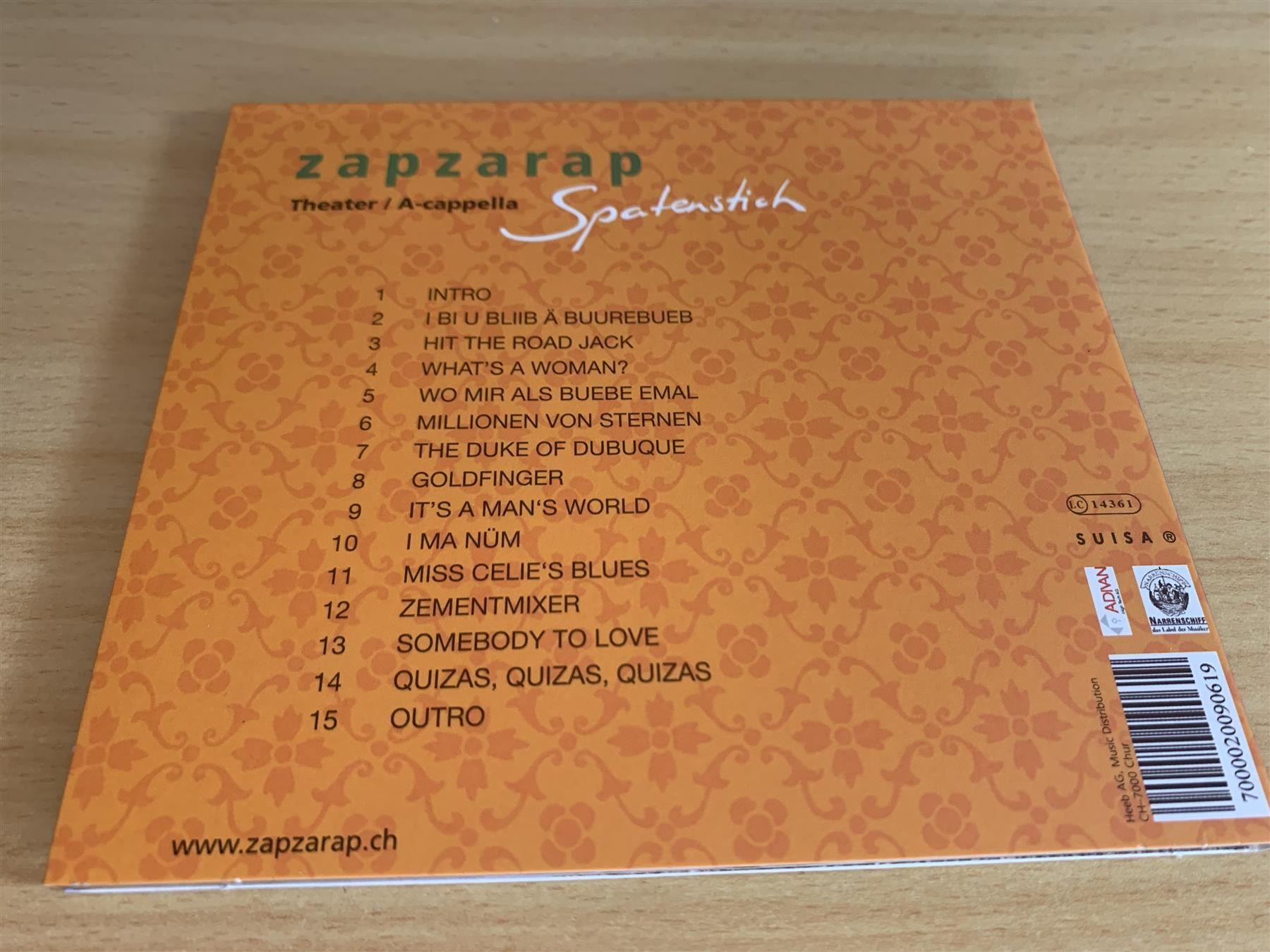 CD: zapzarap - Spatenstich – Usato da Rikon im Tösstal venduto da Alpenmutz 1
