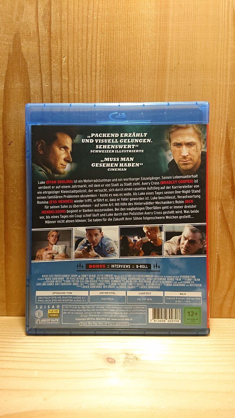 Tutti i DVDs: THE PLACE BEYOND THE PINES Blu-Ray mit Ryan Gosling – Usato da Wilderswil venduto da Exebub 1