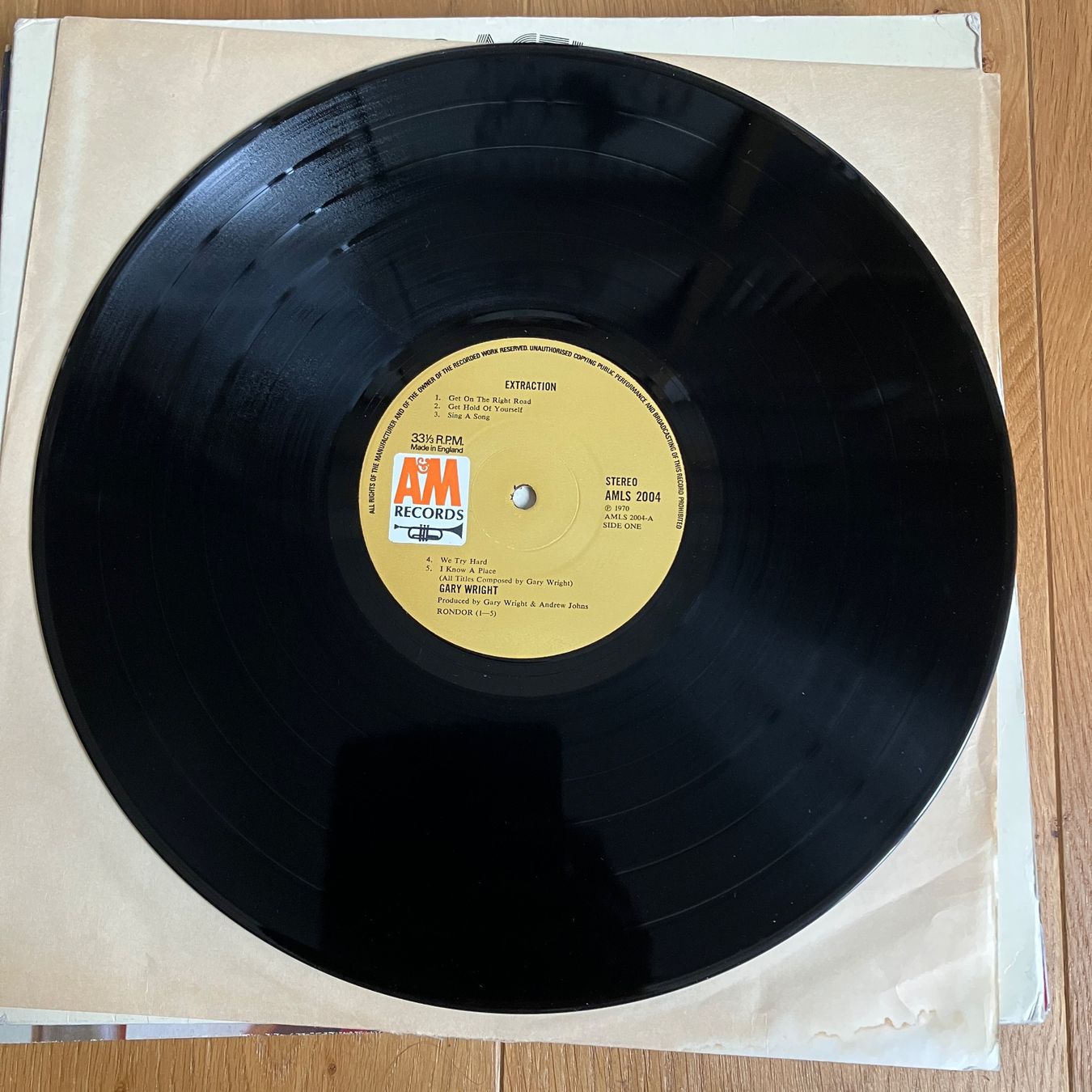 Dischi in vinile: Gary Wright –  Extraction        Postersleeve – Usato da Altdorf UR venduto da Metallic0 1