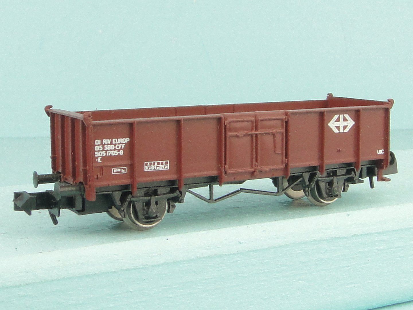 Rivarossi Modelleisenbahnen: Rivarossi Spur N SBB E Güterwagen – Gebraucht aus Bülach von Albitrain