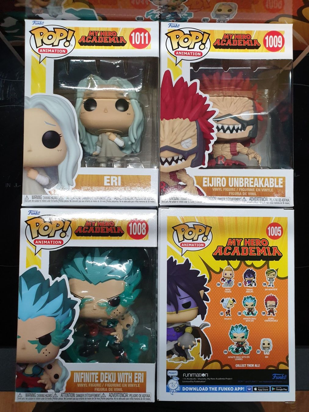 Funko Statuette: My Hero Academia POP! Complete Serie – Nuovo e nell'imballaggio originale da St-Imier venduto da ATTAKSHOP 5