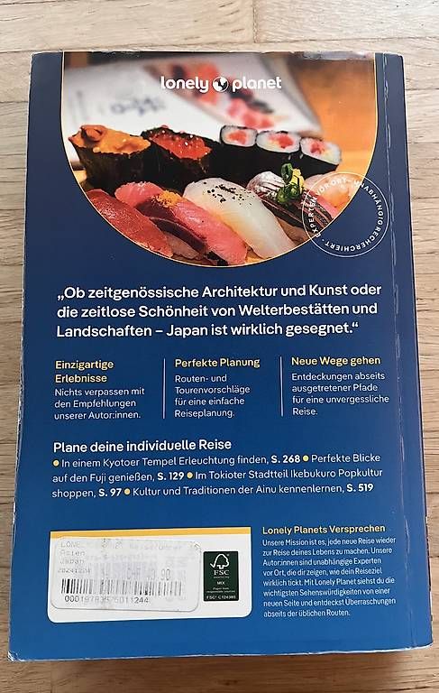 Libri: Reiseführer Japan Lonely Planet – Usato da Zürich venduto da kel_x6fk 1