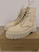 Steve Madden Boots Skylar Leder beige Grösse 41 NEU