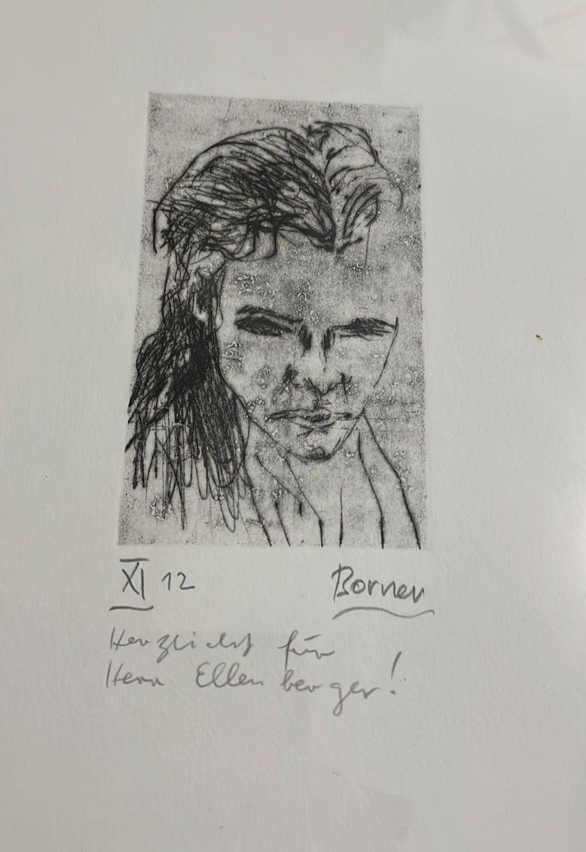 Gemälde: Radierung handsigniert Urs Borner     (ID 7167) – Gebraucht aus Gelterfingen von art-and-more 1