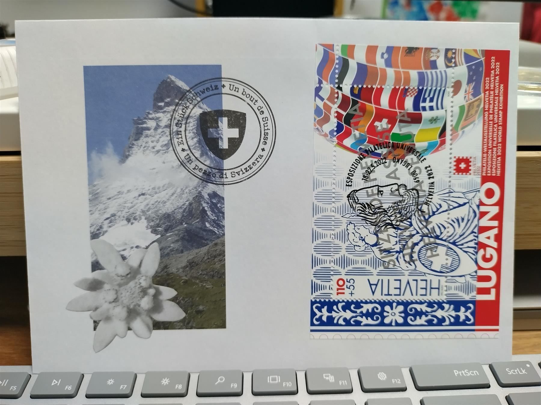 Tutti i francobolli: FDC Sonderblock Silber Helvetia 2022 – Usato da Rickenbach SO venduto da Bytebull
