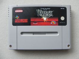 Super Nintendo SNES Game Warlock