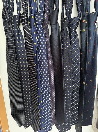 Lot de cravates homme vintage / élégantes  soie 