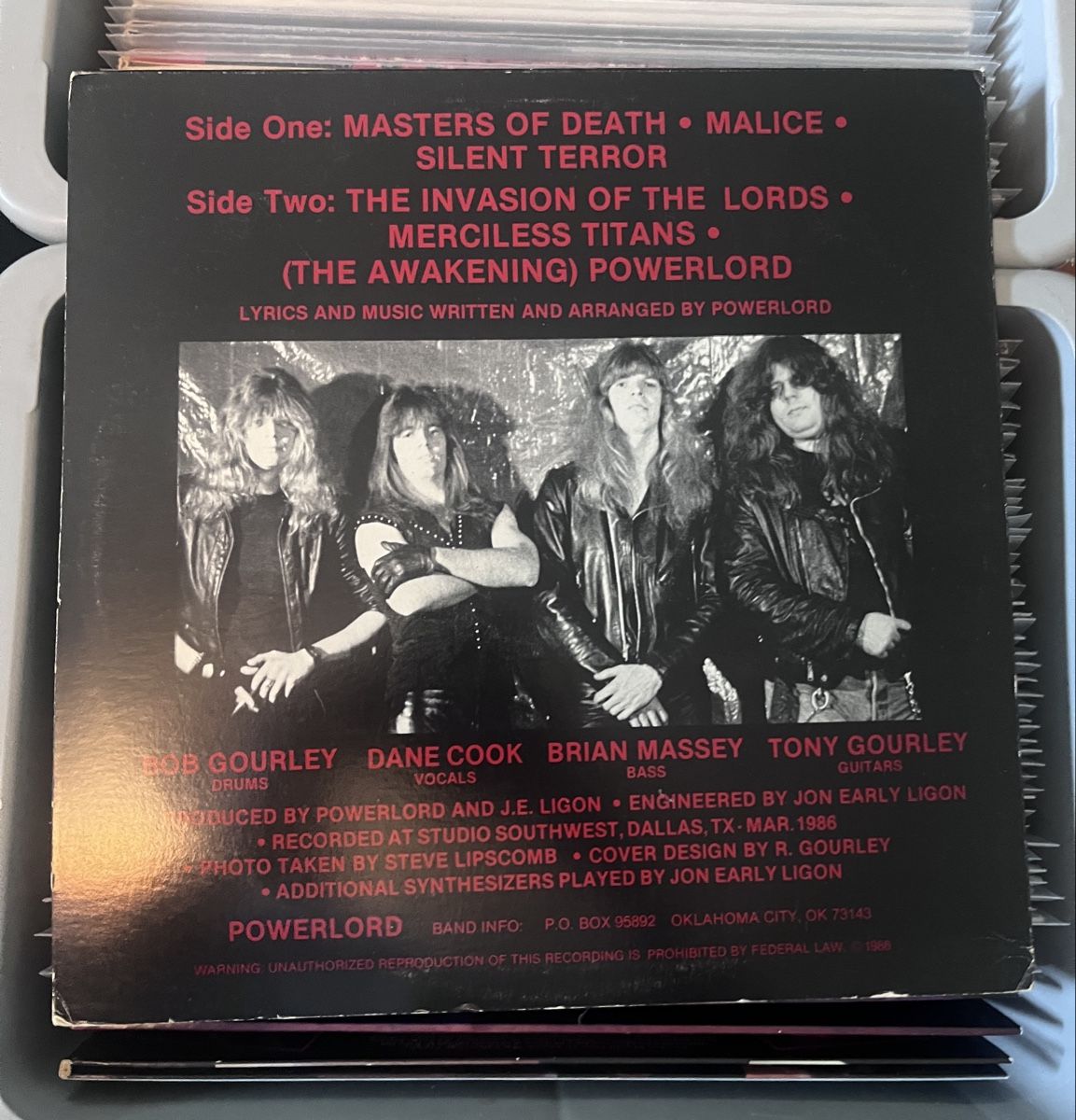 Dischi in vinile: Powerlord the awakening lp – Usato da Liestal venduto da TKocher 1