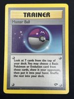 Trainer Master Ball Karte 116/132 Vintage non Holo 🇺🇸