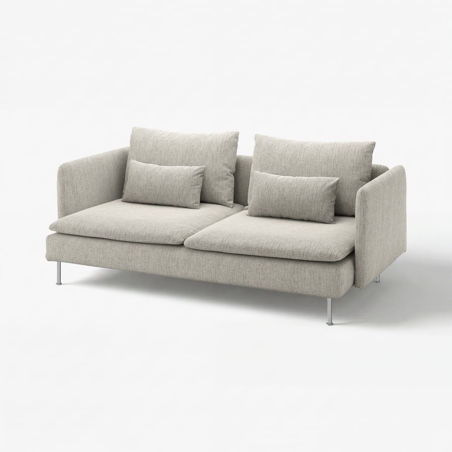 Divani: Sofa Ikea SÖDERHAMN beige 3-seater, Viarp beige – Usato da Zürich venduto da sho_9z5j 8