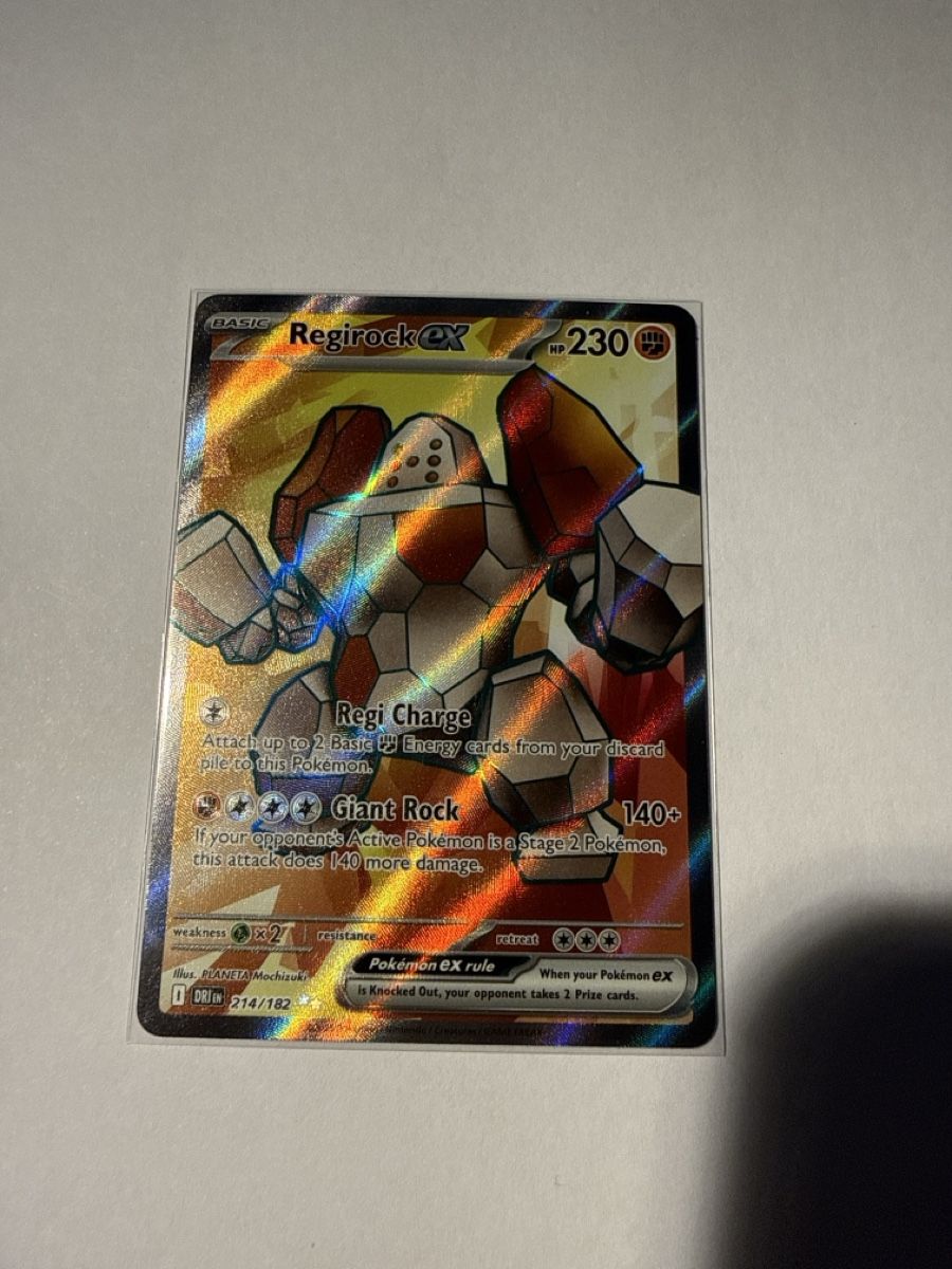 Pokémon Carte collezionabili: Regirock EX - 214 – Nuovo (secondo la descrizione) da Ascona venduto da Prime333389