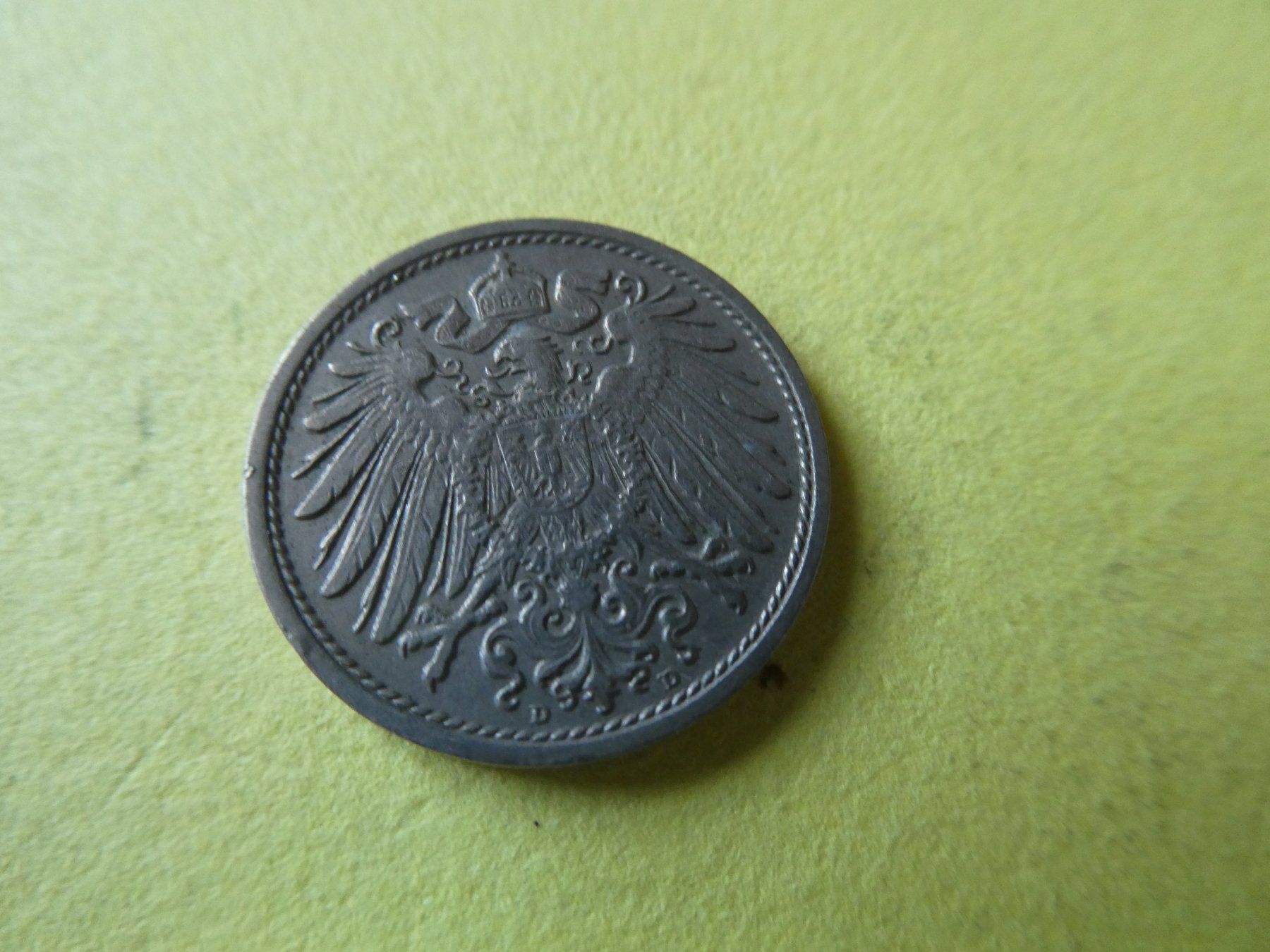 Tutti le monete: Dt. Reich 1911 J, 10 Pfennig – Usato da Hinterforst venduto da Rohusri 1