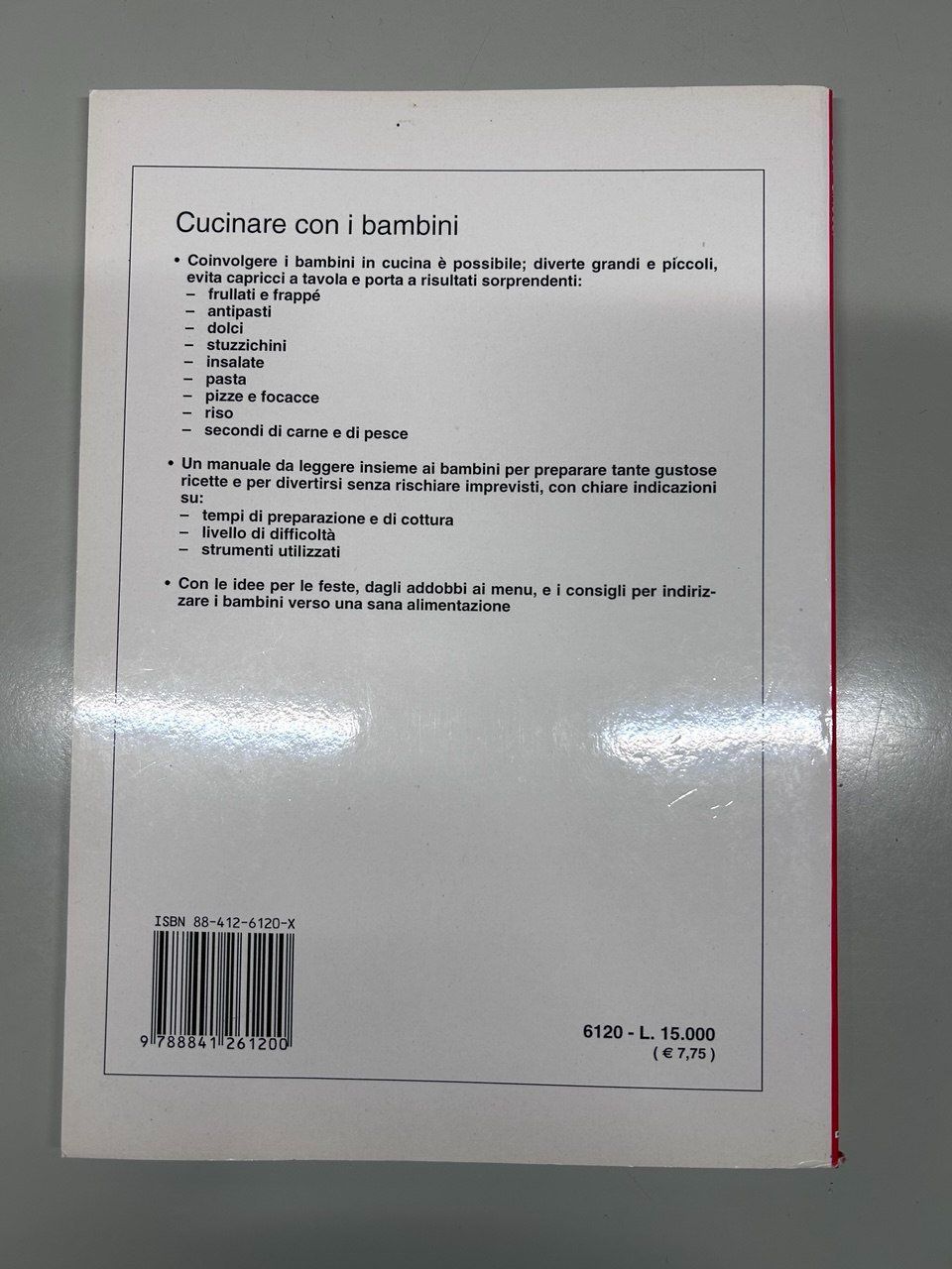 Libri: Libro "Cucinare con i bambini: ricette e consigli" – Usato da Giubiasco venduto da LorisVale 1
