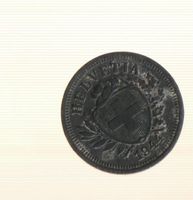 MONETA SVIZZERA 1 centesimo 1944 usata - circolata Zinco