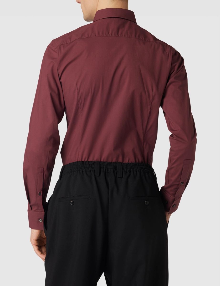 Hugo Boss Camicie: Hugo Boss Hemd in bordeaux 38/15 – Nuovo (secondo la descrizione) da Winterthur venduto da fij_f65r 2