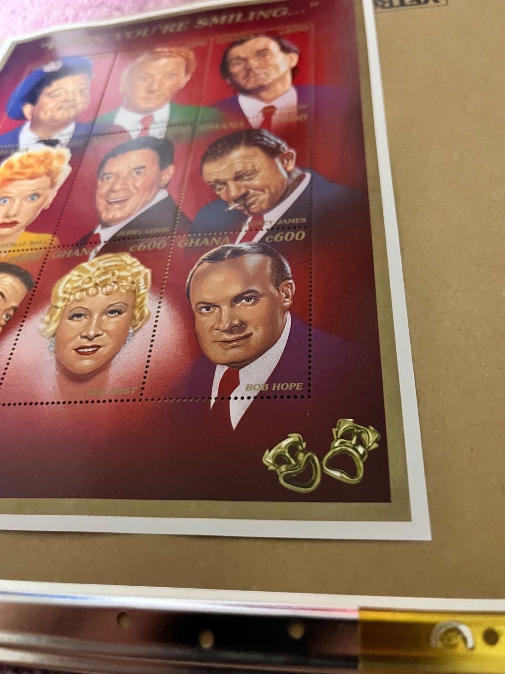 Tutti i francobolli: Hollywood Briefmarken Ghana – Nuovo e nell'imballaggio originale da Zürich venduto da engebrunau 2