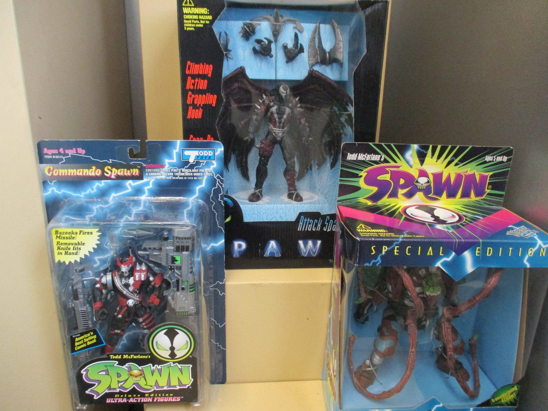 Giocattoli: SPAWN 3 FIGUREN SET MCFARLANE TOY NEU – Nuovo e nell'imballaggio originale da Zürich venduto da edi_9xtw