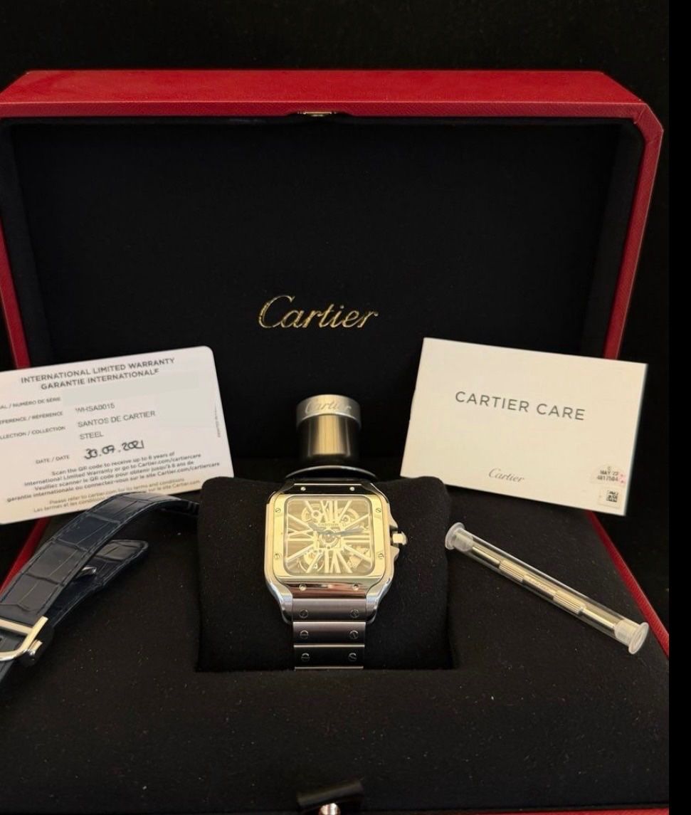 Cartier Orologi: Cartier Santos Skeleton – Usato da Zürich venduto da Centralwatches 3