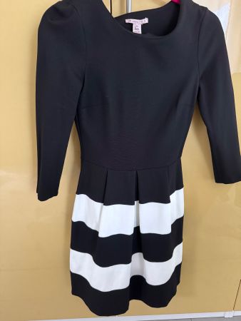 Anna Field Kleid gestreift schwarz weiss