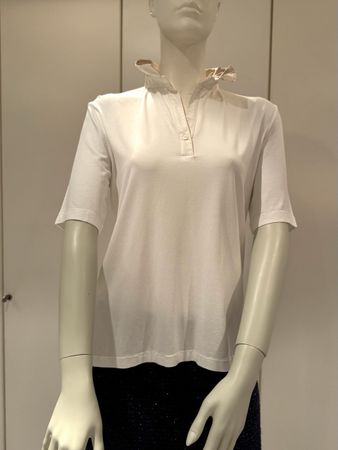 T-shirt original polo blanc dame M
