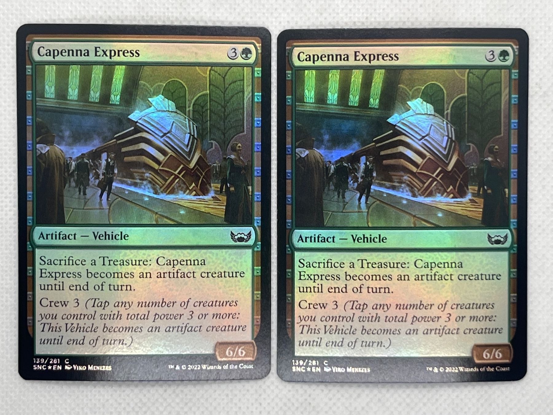 Magic The Gathering Carte collezionabili: MTG Capenna Express SNC 139 Englisch Common Foil 2x – Usato da Hinterkappelen venduto da Kim1992