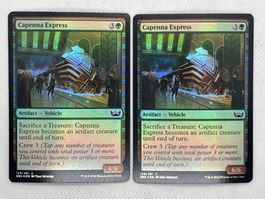 MTG 2x Capenna Express Foil! Top Zustand!