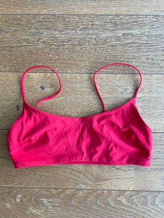 H&M bikini top, red, size S (36)