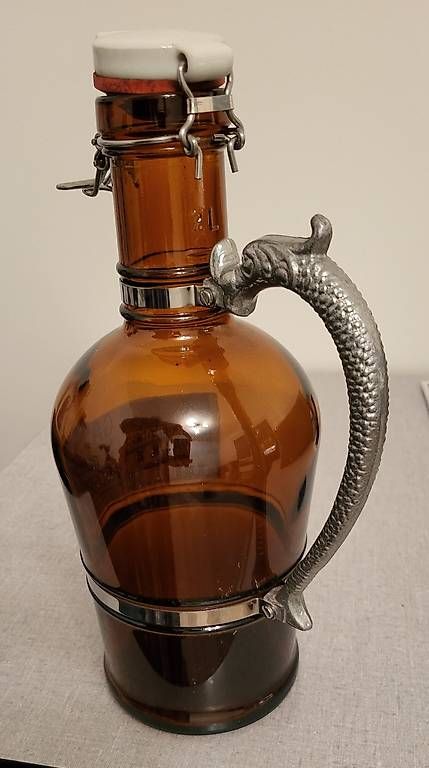 Bicchieri, Caraffe & Bottiglie: Bierkrug Bierflasche Frohsinn – Usato da Weinfelden venduto da Zebi22 2