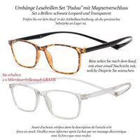 Lesebrille Padua (Set 2 Stk.) +1.0 +1.5 +2.0 +3.5
