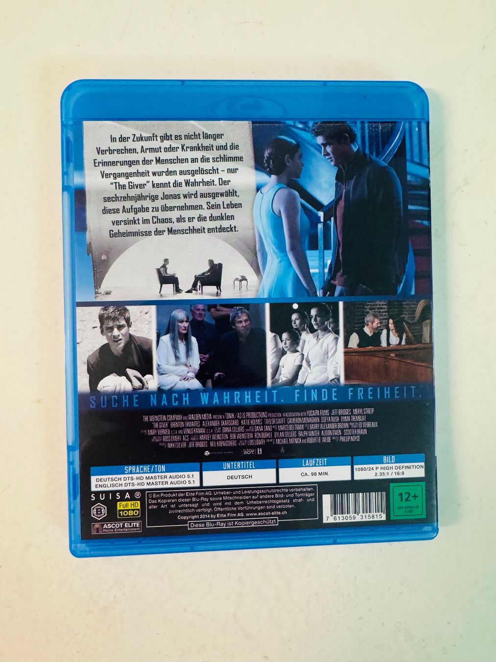 Tous les DVDs: THE GIVER. (BLU-RAY) – D'occasion à Basel par san_2qlq 1