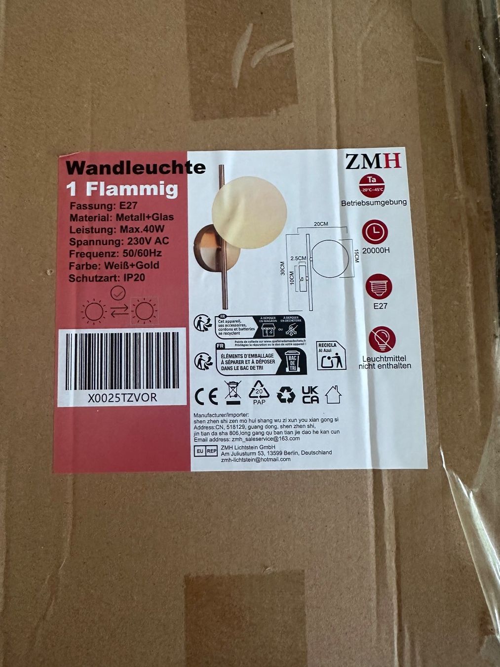 Lampade: 2 Lampen Rosé Gold – Nuovo e nell'imballaggio originale da Wettswil venduto da leirum02 3