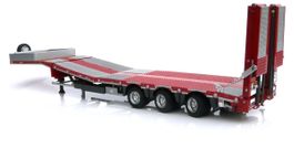 1:32 Nooteboom Tieflader 3a mit Metallplanken, rot