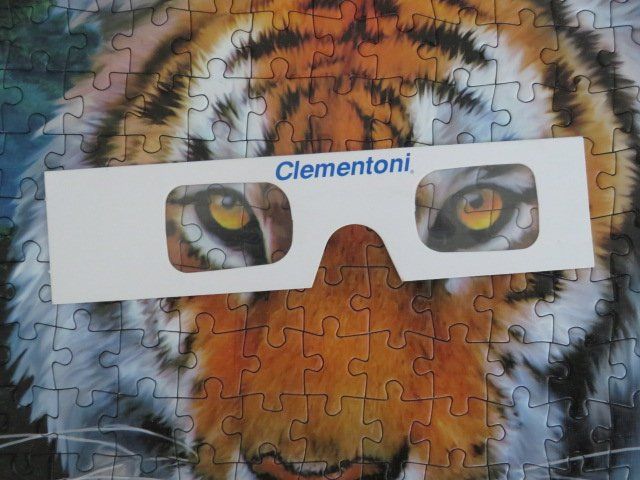 Clementoni Puzzle: Puzzle 3D 1000 Tigre – Nuovo (secondo la descrizione) da Montfaucon venduto da droopy219 2