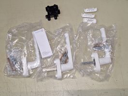 3 neue, ungebrauchte Fenstergriffe, Marke Hoppe, Weiss