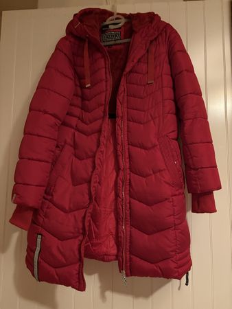 Manteau doudoune rouge t40/42