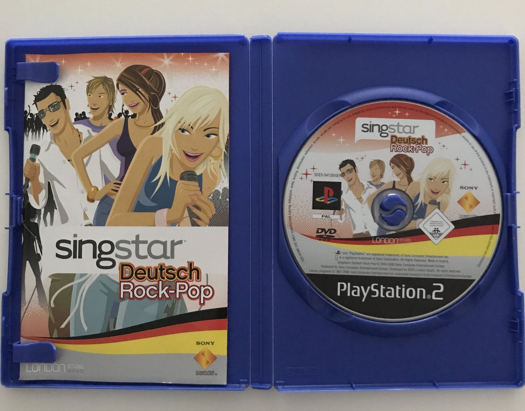 Giochi: PS2 - SingStar Deutsch Rock-Pop – Usato da Allschwil venduto da Bullach 2