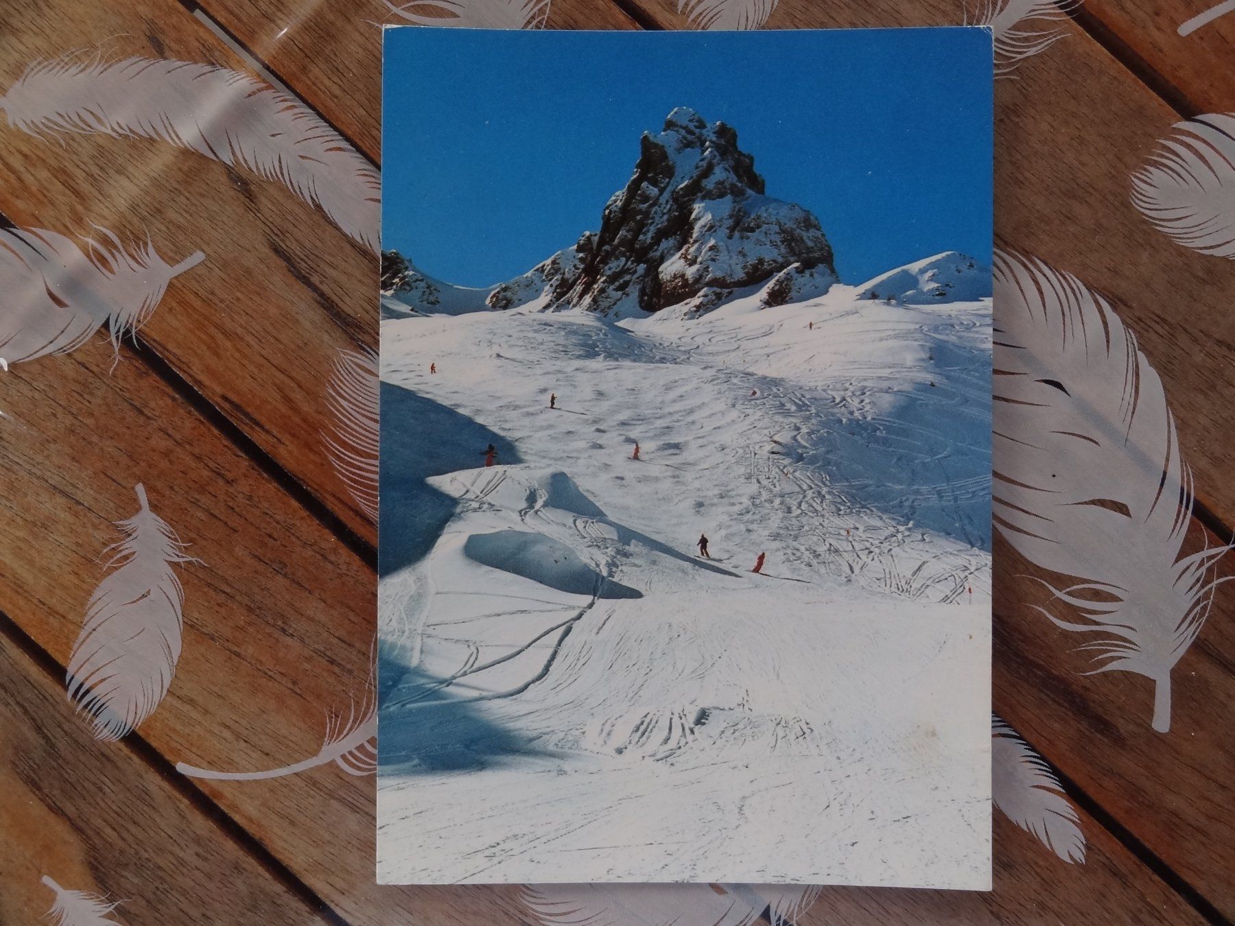 Ansichtskarten: Flumserberg - Terzaabfahrt - année 90 – Gebraucht aus St Léonard von Riglin