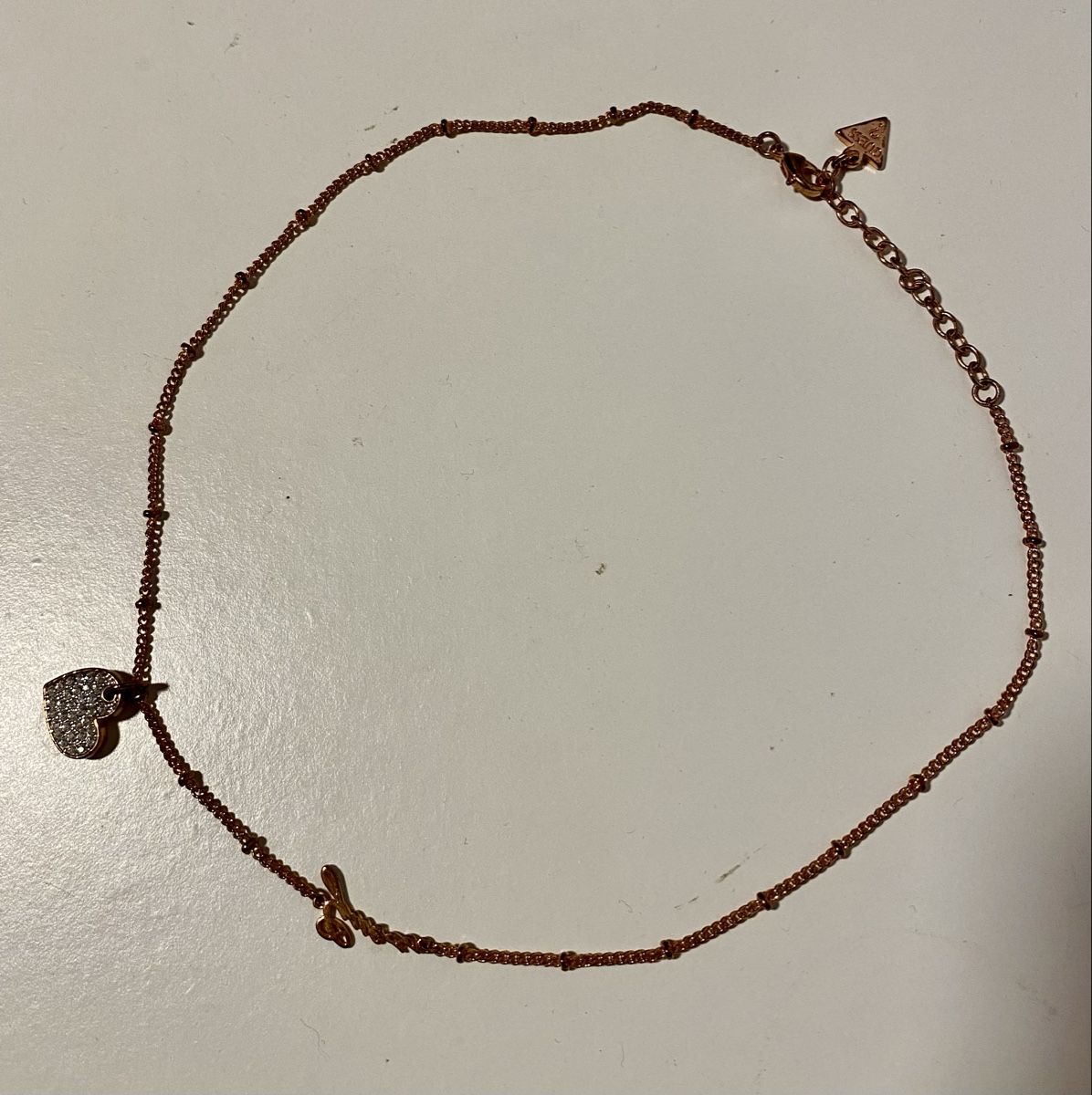 Guess Ketten: Guess Kette Herz Roségold – Gebraucht aus Sitterdorf von SecondHandRe