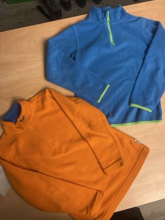 2 Fleece Ski Pullover, Gr.128, Top Zustand für den Winter