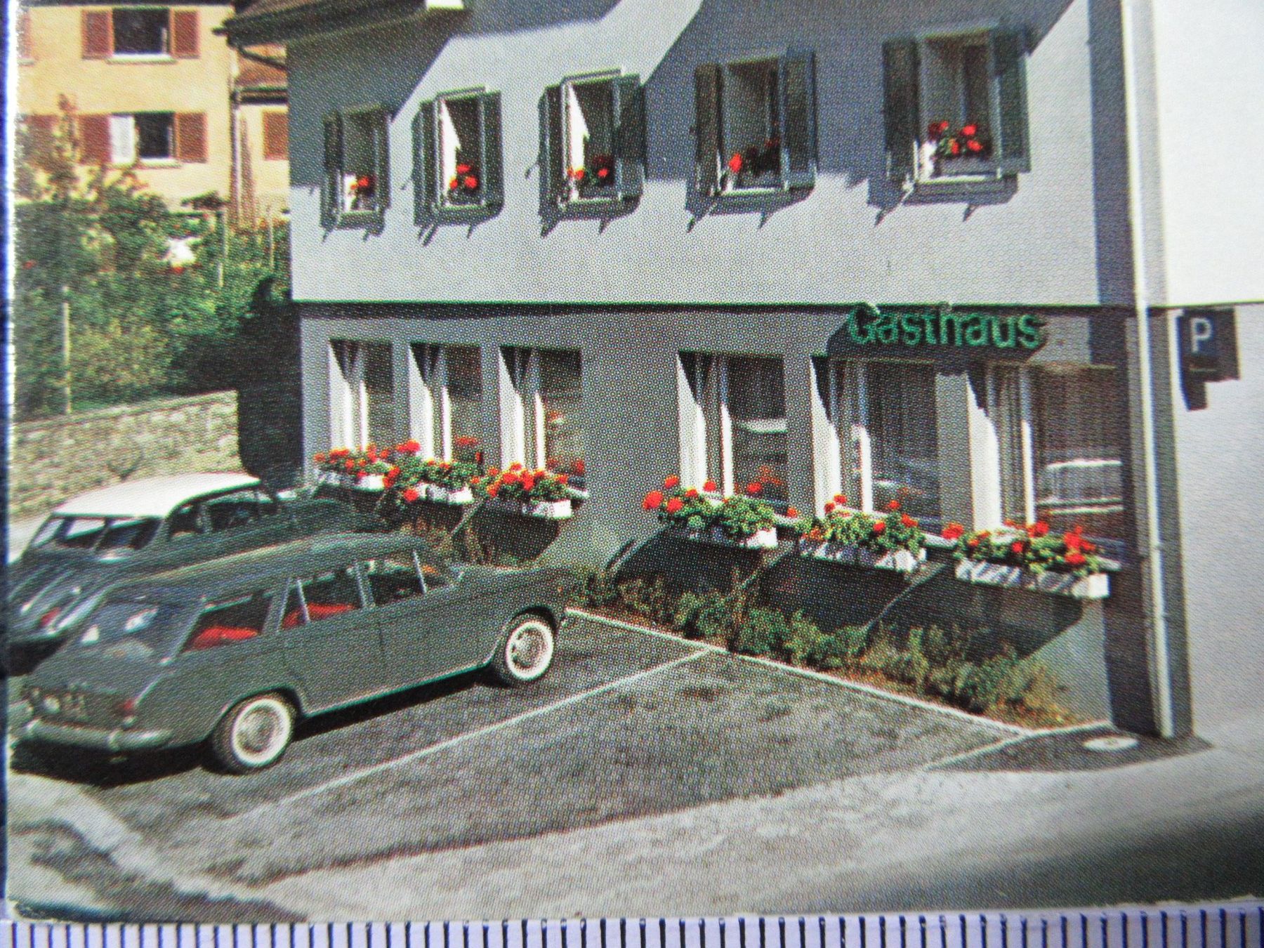 Cartes postales: ERSTFELD GASTHAUS ALBERT RISI-ZIERI OLDTIMER AUTO 1983 – D'occasion à Ettingen par Hausi4711 1