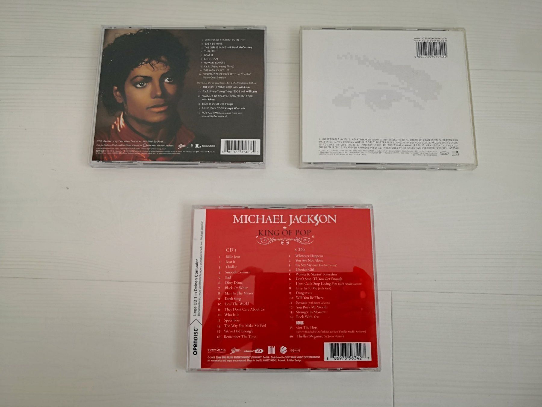CDs: 🤩3 STK: MICHAEL JACKSON CD'S – Neu (gemäss Beschreibung) aus Olten von Naja-Twins-Twins 2
