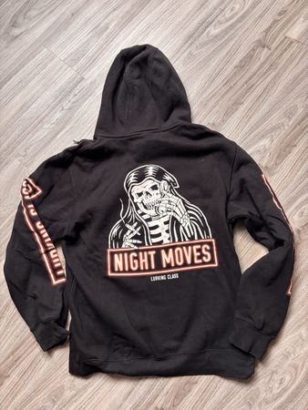 Hoodie, Grösse M, Schwarz,back Print