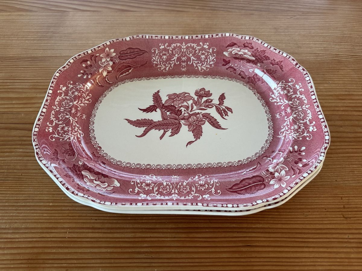 Spode Piatti di portata: Spode "Camilla" England Servierplatten, Vintage, 2 Stk. – Usato da Lanzenhäusern venduto da Galaa