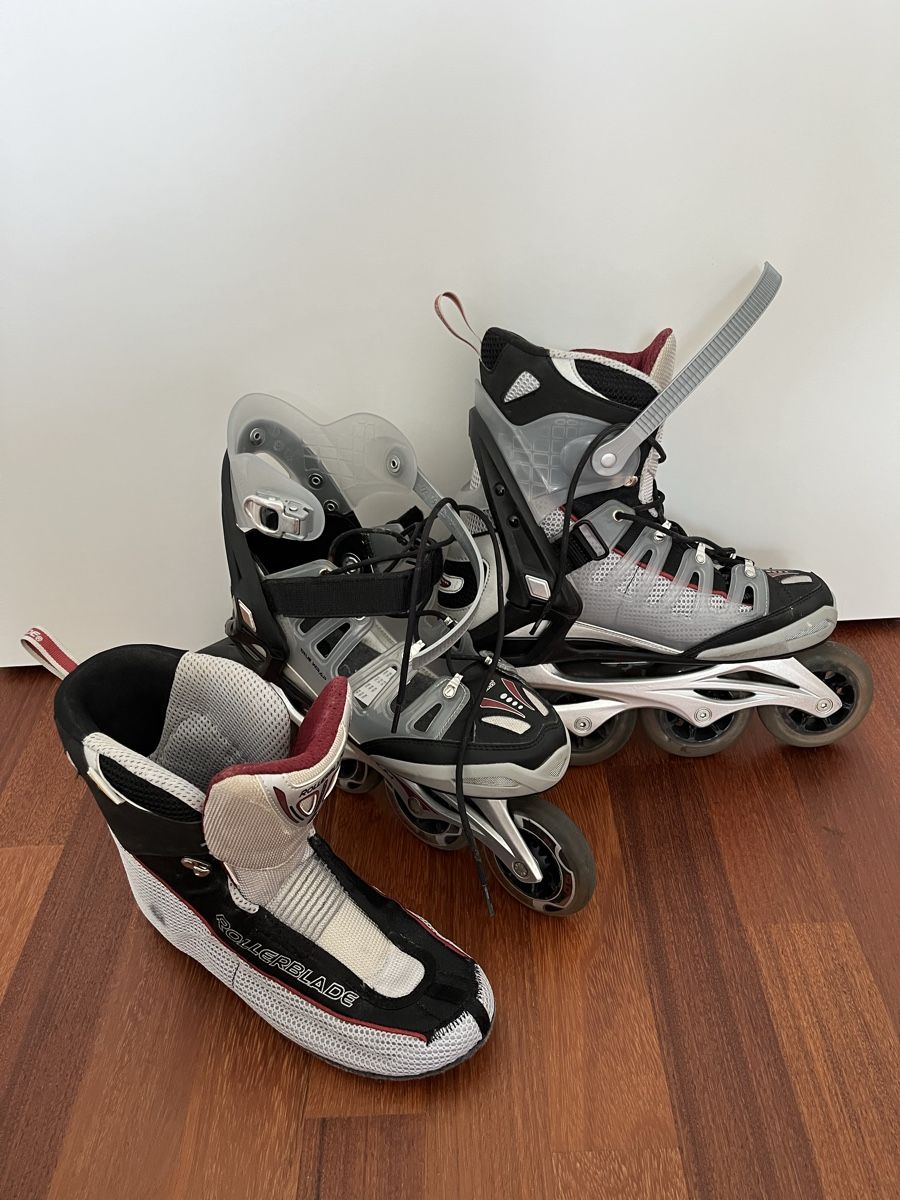 Pattini in linea & Pattini a rotelle: Rollerblade Inlineskates Grösse 42.5 + Rucksack – Usato da Sirnach venduto da Trainman0 5