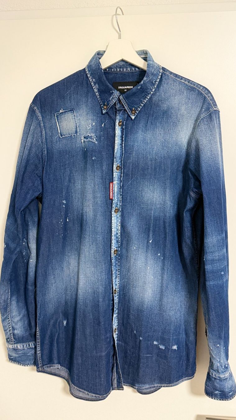 Dsquared2 Camicie: Dsquared Jeanshemd Gr 50 – Usato da Steinach venduto da Widian9000