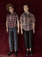 2 Barbie Ken Twilight Jasper und Emmet