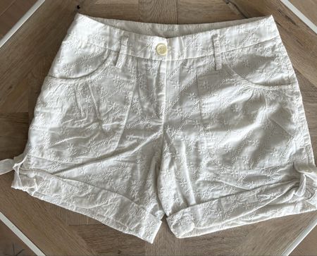 Sandro Shorts, Gr. 36, weiss, mit eleganter Spitze ✨